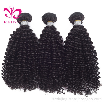 REINE Best Selling Cuticle Aligned 10 to 26 Inches Mink Brazilian Human Hair kinky curl On Sale